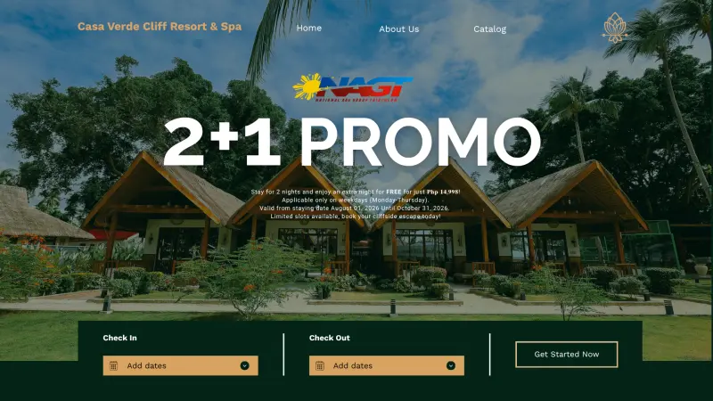 Standard Villa 2+1 Promo for only Php 14,998.00 (Good for 2 pax)